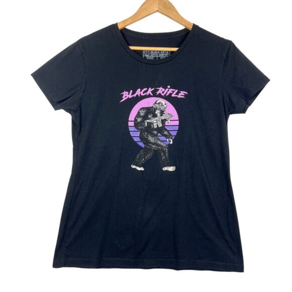 BLACK RIFLE COFFEE Purple Tactisquatch Ladies T-Shirt XL